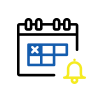 icon of a calendar