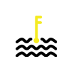 Illustration of a thermometer in liquid