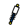 Illustration of a thermometer in liquid