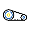 Icon of a timing belt